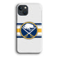Buffalo Sabres Stripe Logo iPhone 14 Plus Case