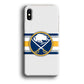 Buffalo Sabres Stripe Logo iPhone XS Case