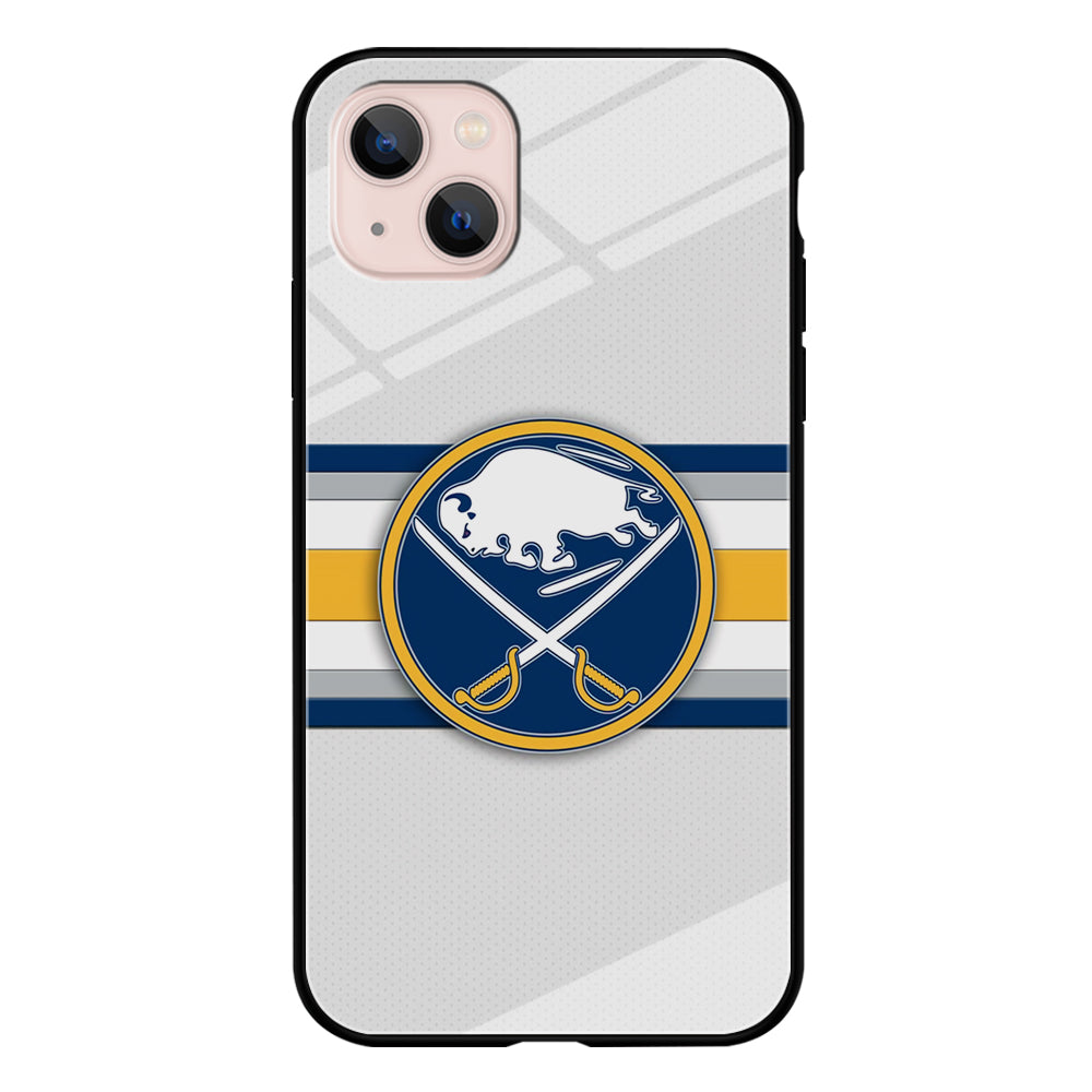 Buffalo Sabres Stripe Logo iPhone 15 Case