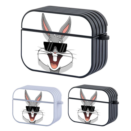 Bugs Bunny Cool Glasses Hard Plastic Case Cover For Apple Airpods Pro