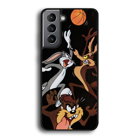 Bugs Bunny Coyote And Taz Playing Basketball Samsung Galaxy S21 Case