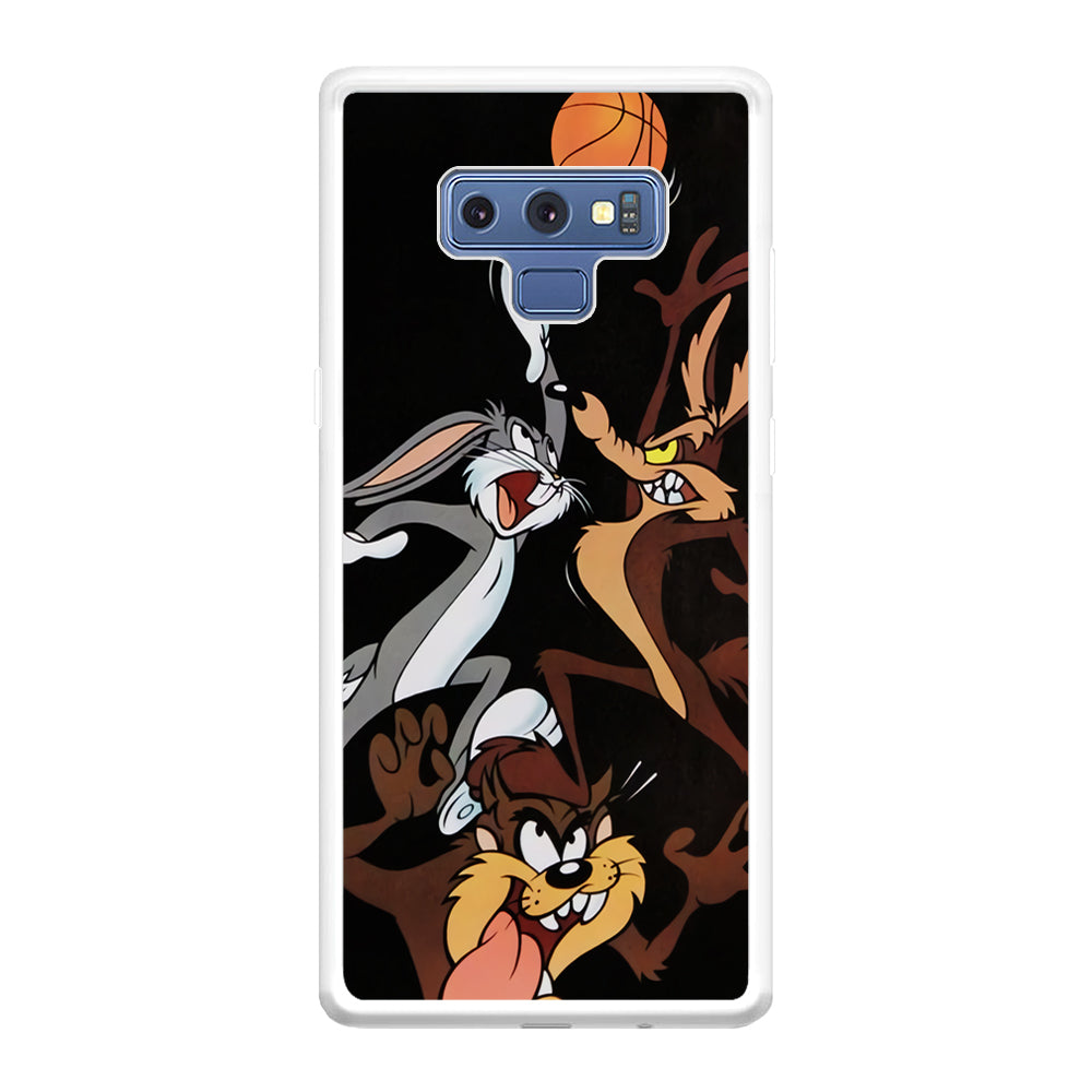 Bugs Bunny Coyote And Taz Playing Basketball Samsung Galaxy Note 9 Case