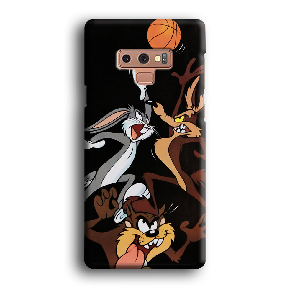 Bugs Bunny Coyote And Taz Playing Basketball Samsung Galaxy Note 9 Case