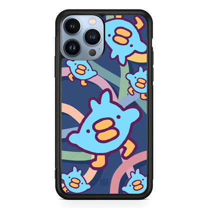 Chatty Cartoon Pets Facing Threats Magsafe iPhone Case