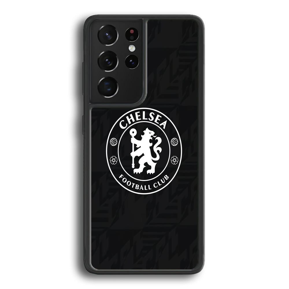 Chelsea FC Pattern of Jersey Samsung Galaxy S22 Ultra Case - Ezzystore