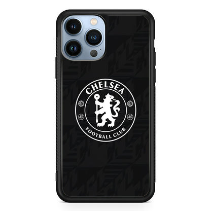 Chelsea FC Pattern of Jersey iPhone 14 Pro Max Case