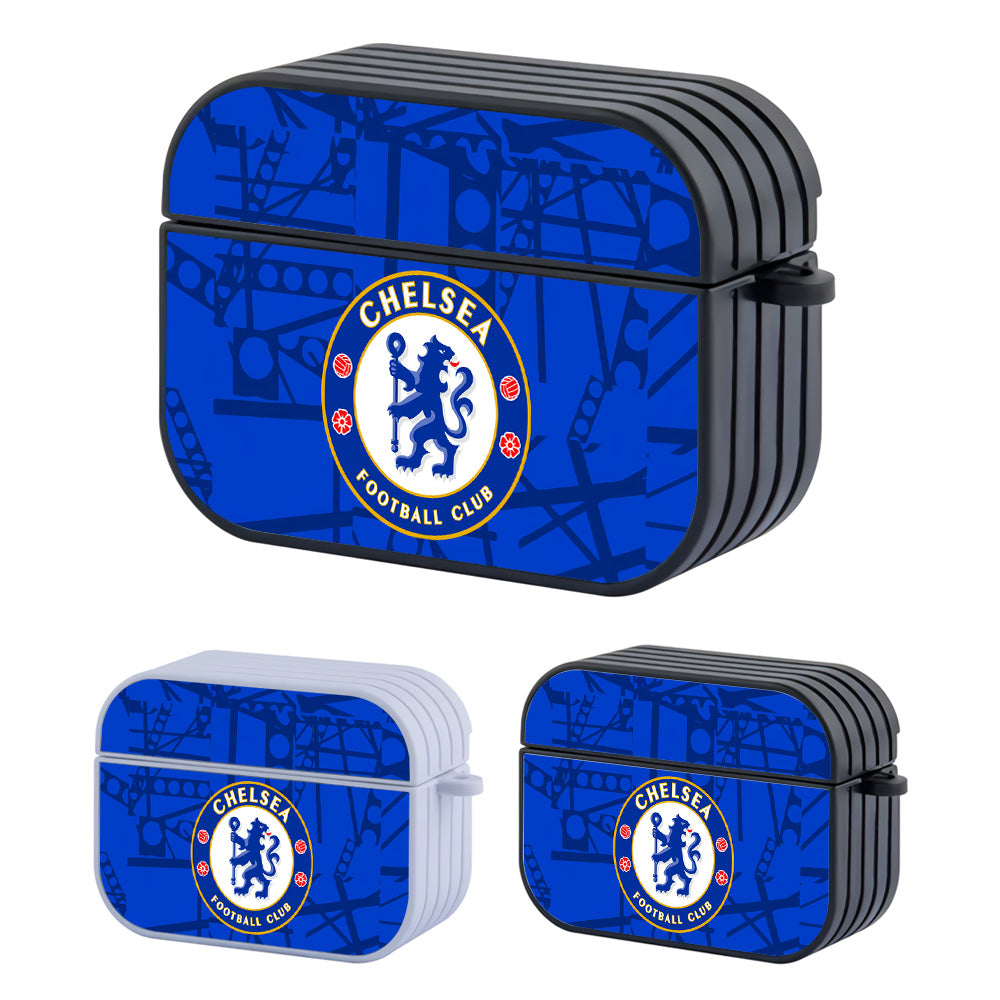 Chelsea Pattern Jersey Home Hard Plastic Case Cover For Apple Airpods Pro