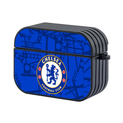 Chelsea Pattern Jersey Home Hard Plastic Case Cover For Apple Airpods Pro