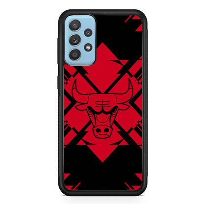 Chicago Bulls Aesthetic Shapes Samsung Galaxy A52 Case