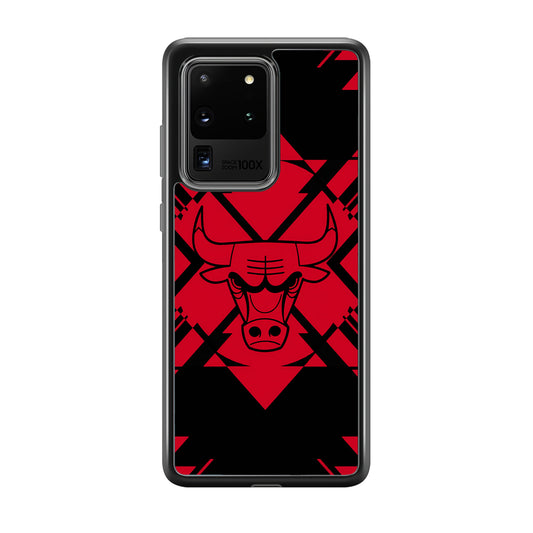 Chicago Bulls Aesthetic Shapes Samsung Galaxy S20 Ultra Case