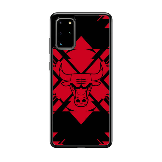 Chicago Bulls Aesthetic Shapes Samsung Galaxy S20 Plus Case