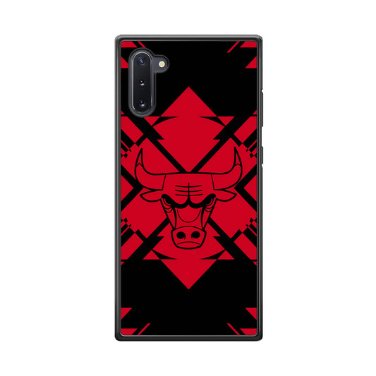 Chicago Bulls Aesthetic Shapes Samsung Galaxy Note 10 Case