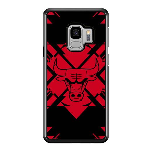 Chicago Bulls Aesthetic Shapes Samsung Galaxy S9 Case