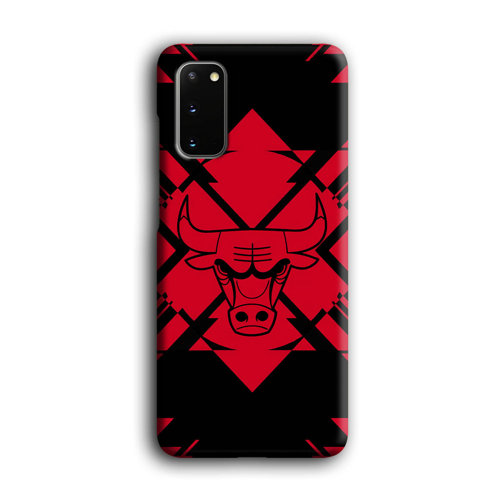 Chicago Bulls Aesthetic Shapes Samsung Galaxy S20 Case