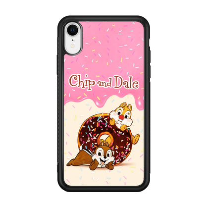 Chip And Dale Donut Creamy iPhone XR Case