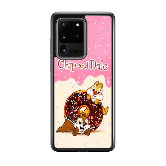 Chip And Dale Donut Creamy Samsung Galaxy S20 Ultra Case