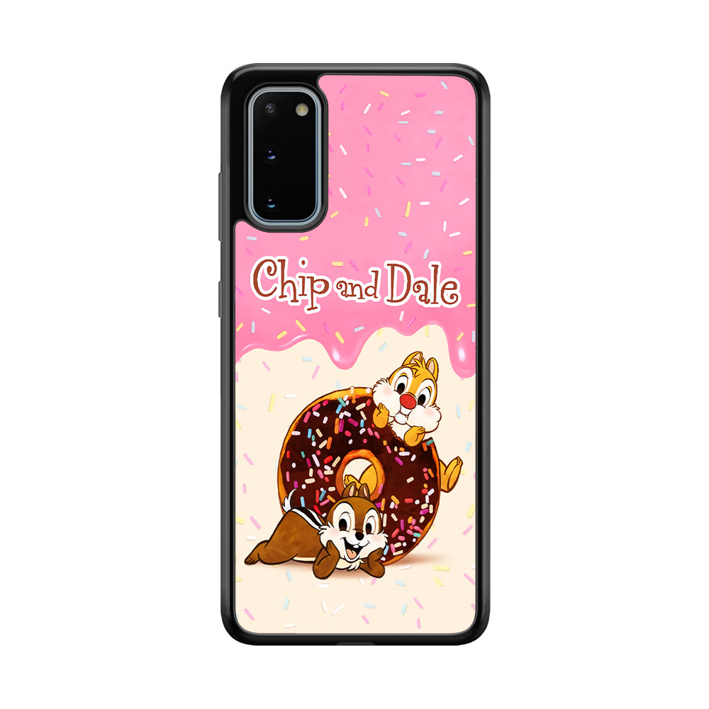 Chip And Dale Donut Creamy Samsung Galaxy S20 Case