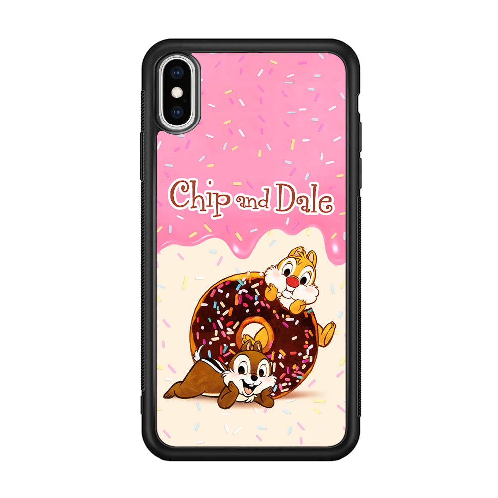 Chip And Dale Donut Creamy iPhone Xs Max Case