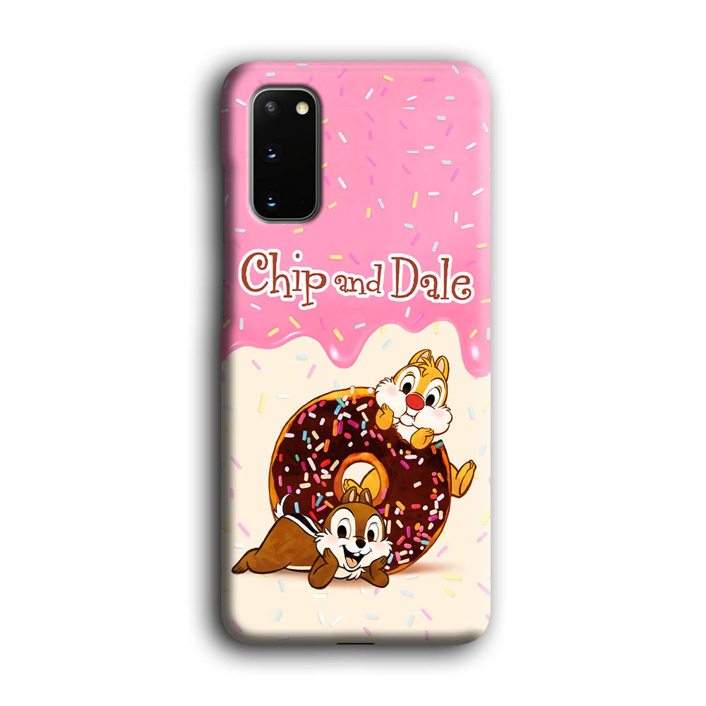 Chip And Dale Donut Creamy Samsung Galaxy S20 Case