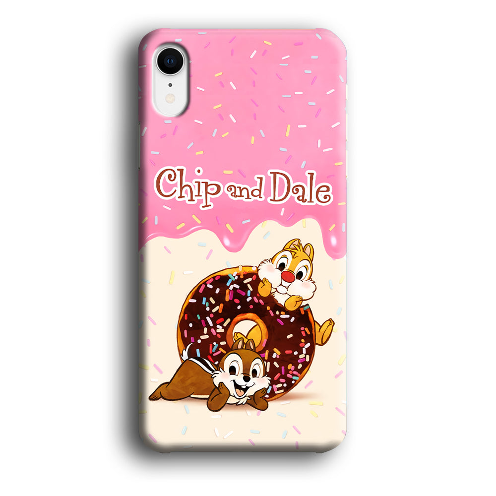 Chip And Dale Donut Creamy iPhone XR Case