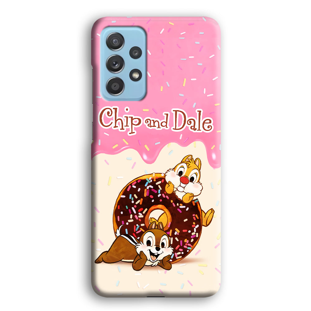 Chip And Dale Donut Creamy Samsung Galaxy A52 Case