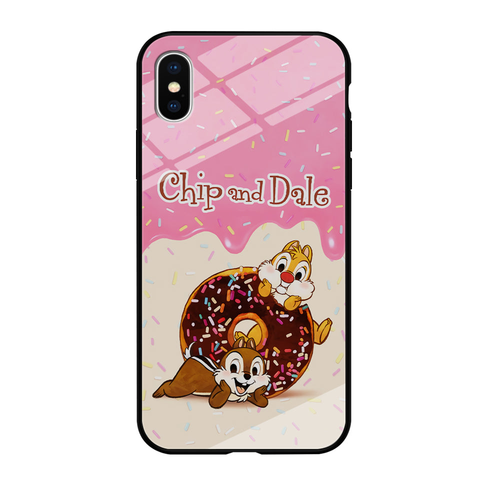 Chip And Dale Donut Creamy iPhone Xs Max Case