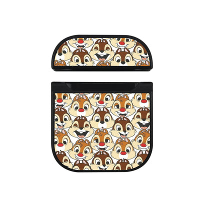 Chip And Dale Doodle Hard Plastic Case Cover For Apple Airpods