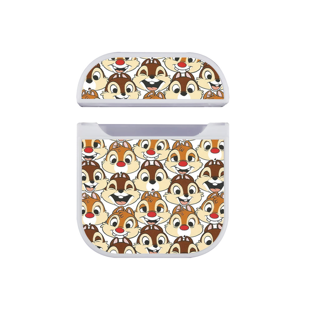 Chip And Dale Doodle Hard Plastic Case Cover For Apple Airpods