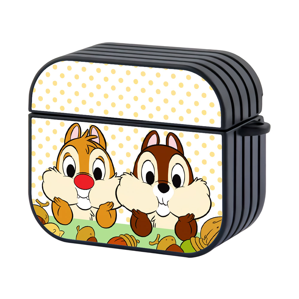 Chip And Dale Have Lunch Hard Plastic Case Cover For Apple Airpods 3