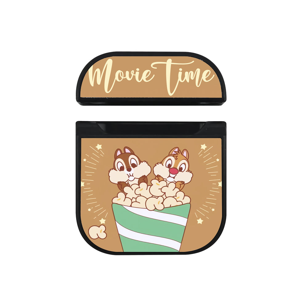 Chip And Dale Movie Time Hard Plastic Case Cover For Apple Airpods