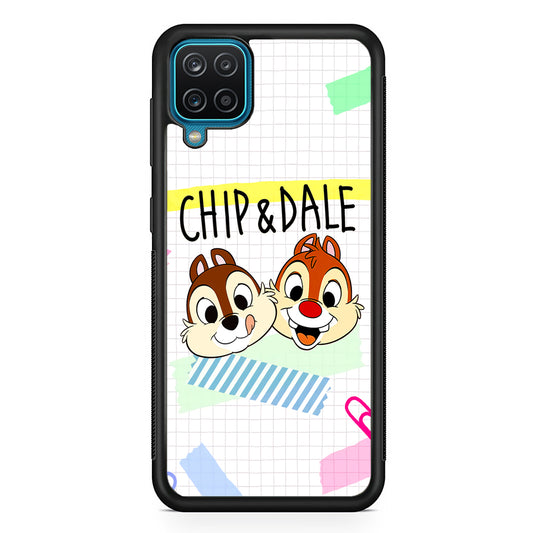 Chip And Dale Paper Clip Aesthetic Samsung Galaxy A12 Case