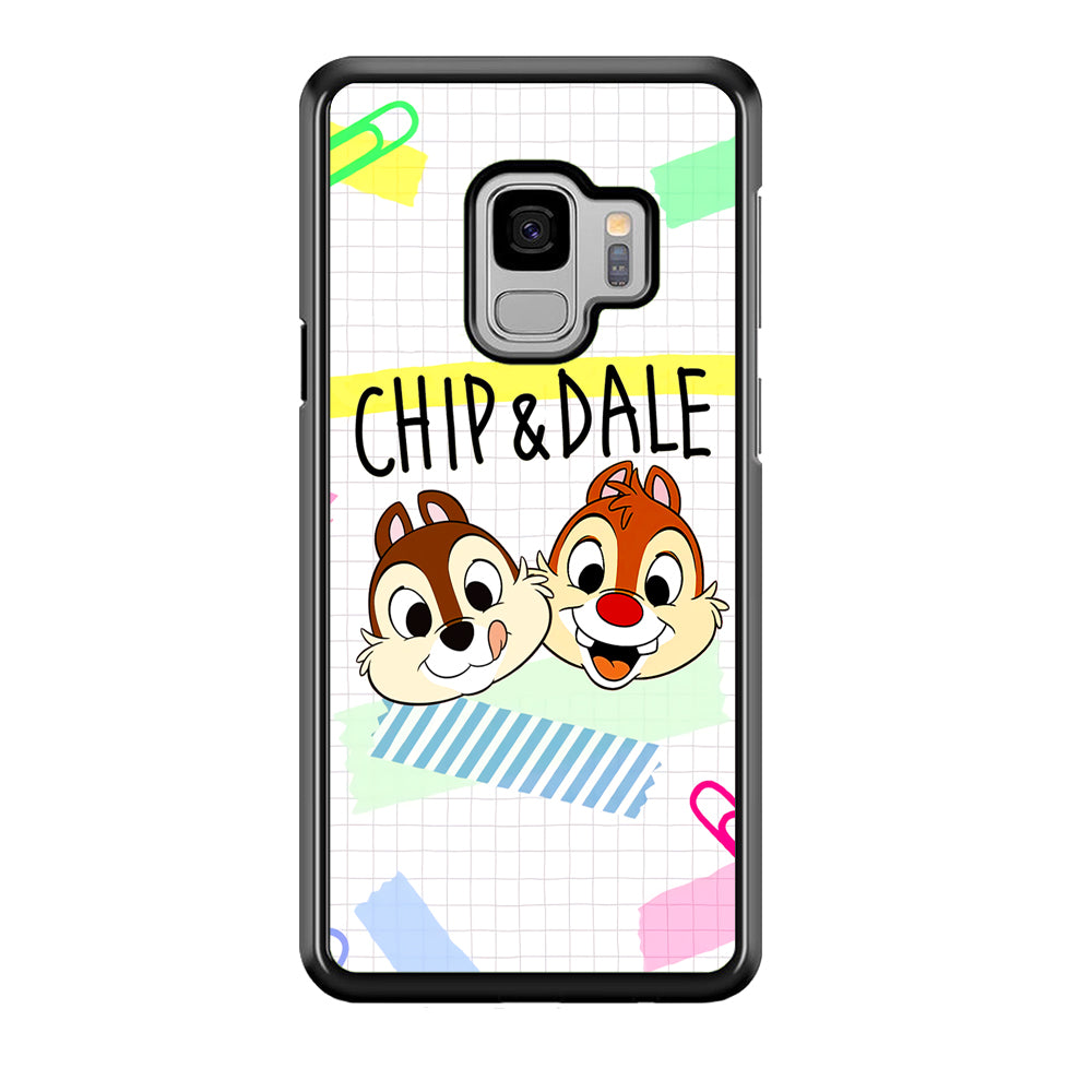Chip And Dale Paper Clip Aesthetic Samsung Galaxy S9 Case