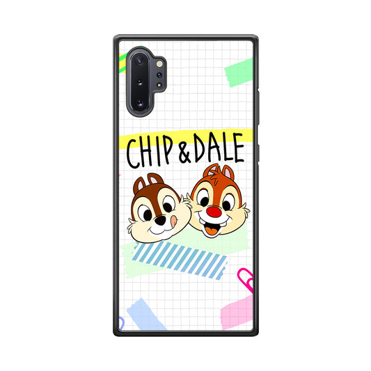 Chip And Dale Paper Clip Aesthetic Samsung Galaxy Note 10 Plus Case