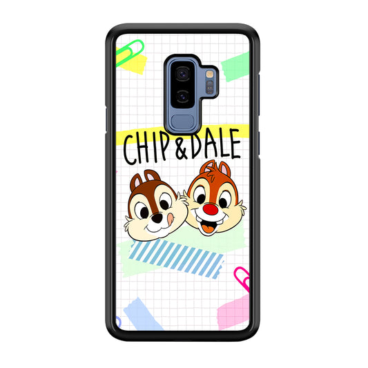 Chip And Dale Paper Clip Aesthetic Samsung Galaxy S9 Plus Case