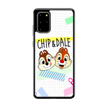 Chip And Dale Paper Clip Aesthetic Samsung Galaxy S20 Plus Case