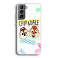 Chip And Dale Paper Clip Aesthetic Samsung Galaxy S21 Case