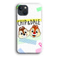 Chip And Dale Paper Clip Aesthetic iPhone 15 Plus Case