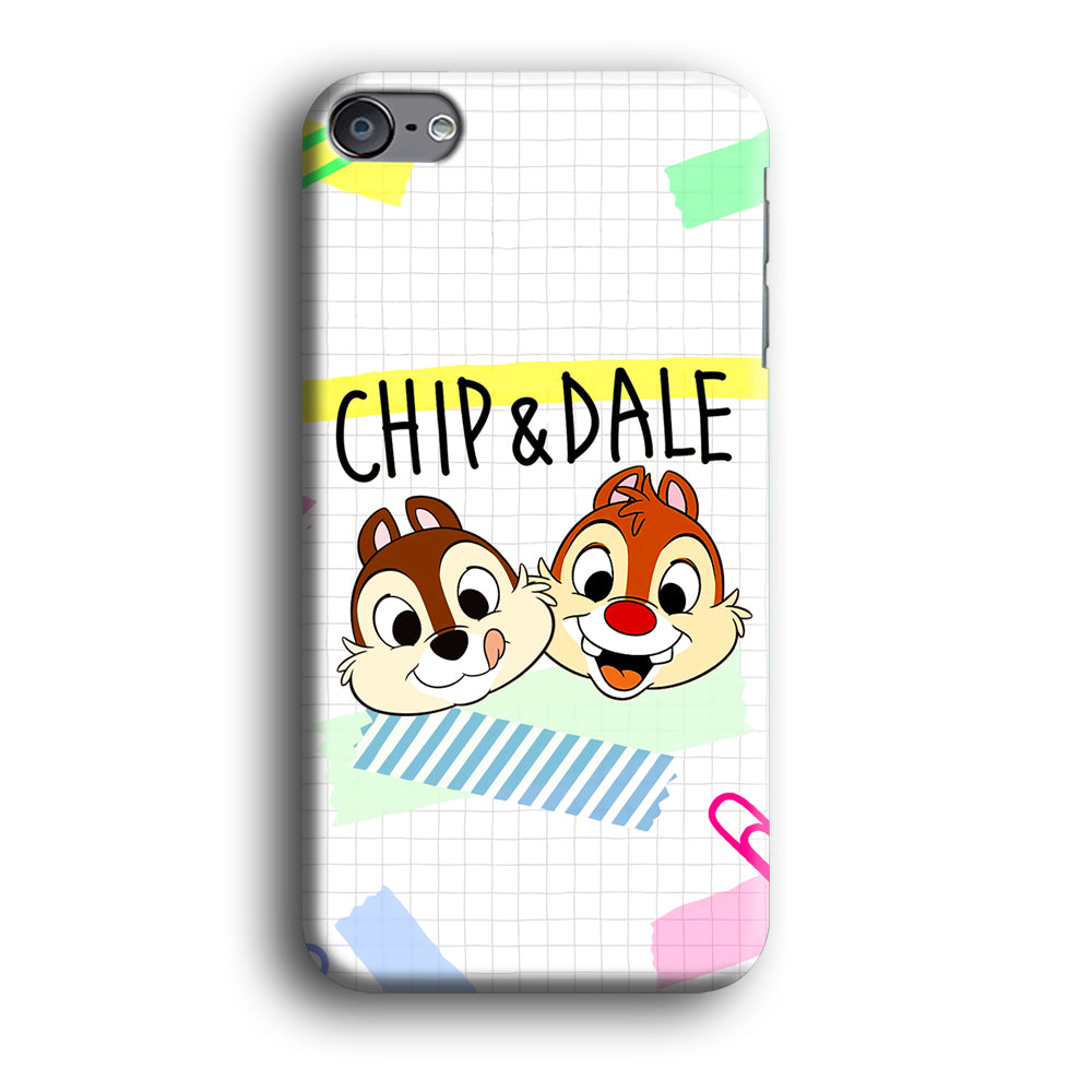 Chip And Dale Paper Clip Aesthetic iPod Touch 6 Case