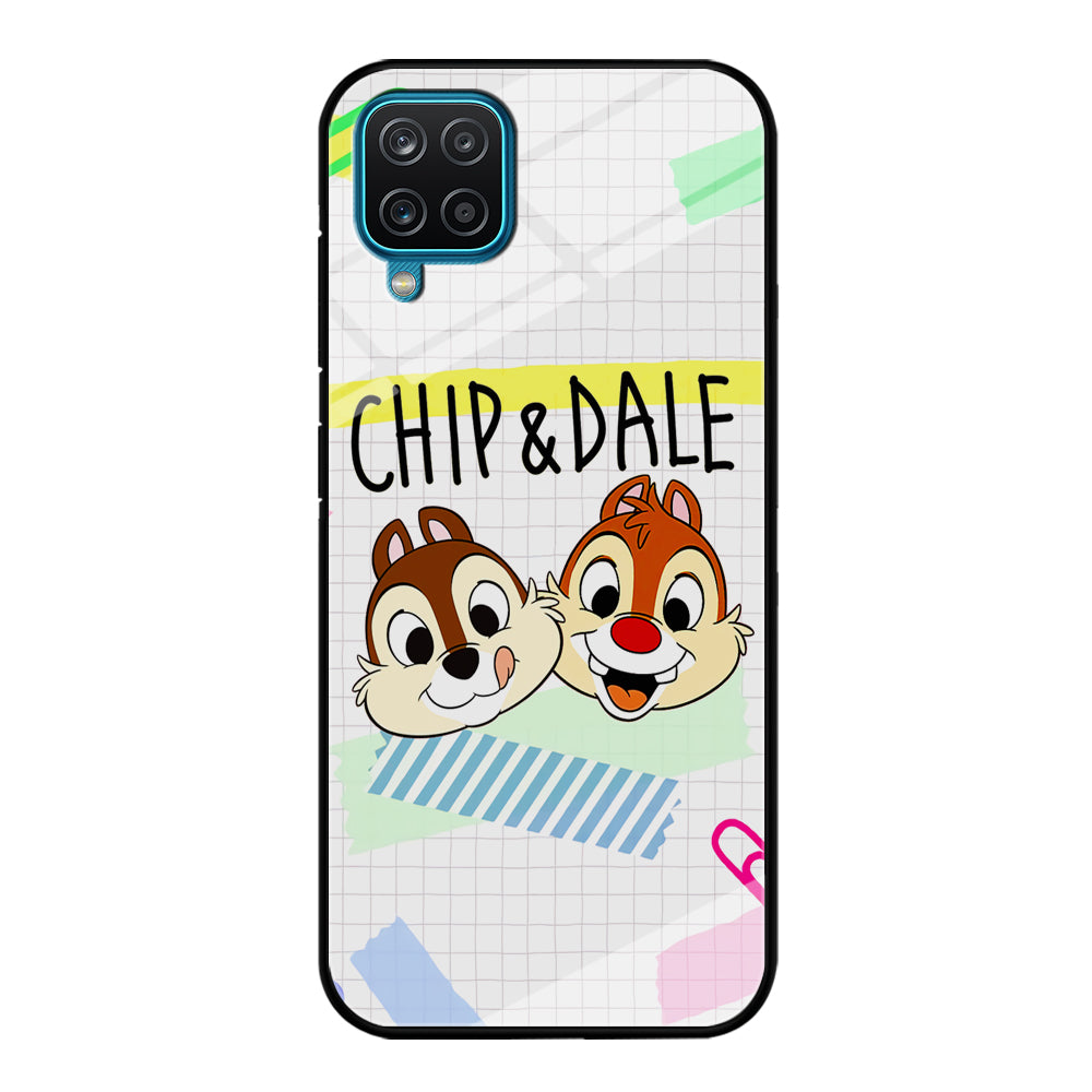 Chip And Dale Paper Clip Aesthetic Samsung Galaxy A12 Case