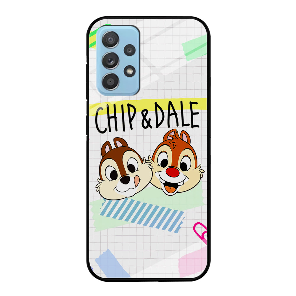 Chip And Dale Paper Clip Aesthetic Samsung Galaxy A52 Case