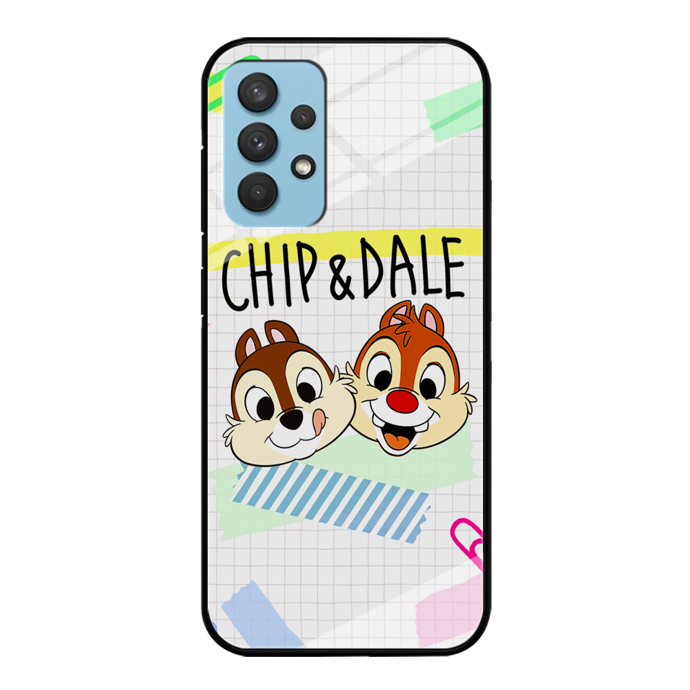 Chip And Dale Paper Clip Aesthetic Samsung Galaxy A32 Case