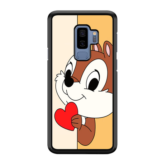 Chip Character Give Love Chip And Dale Samsung Galaxy S9 Plus Case