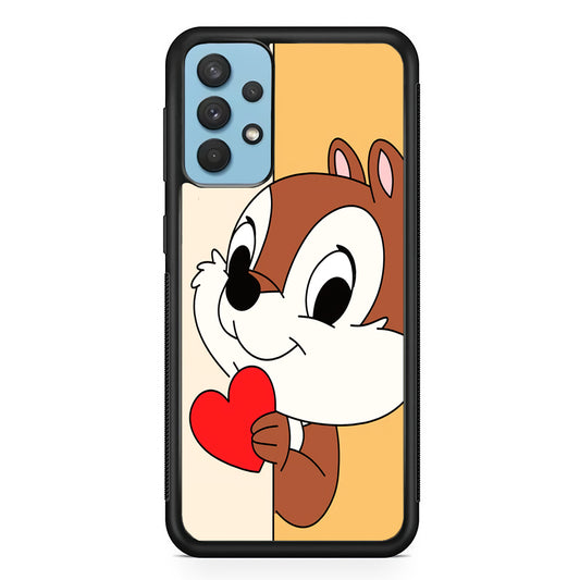 Chip Character Give Love Chip And Dale Samsung Galaxy A32 Case