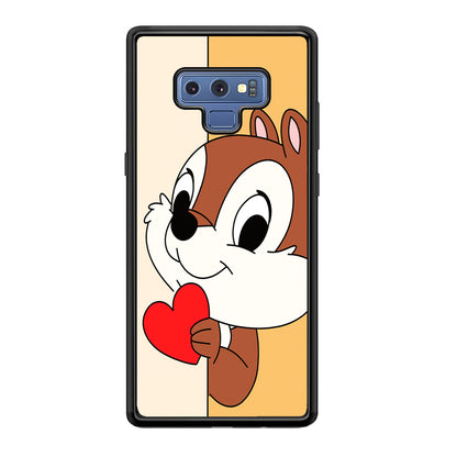 Chip Character Give Love Chip And Dale Samsung Galaxy Note 9 Case