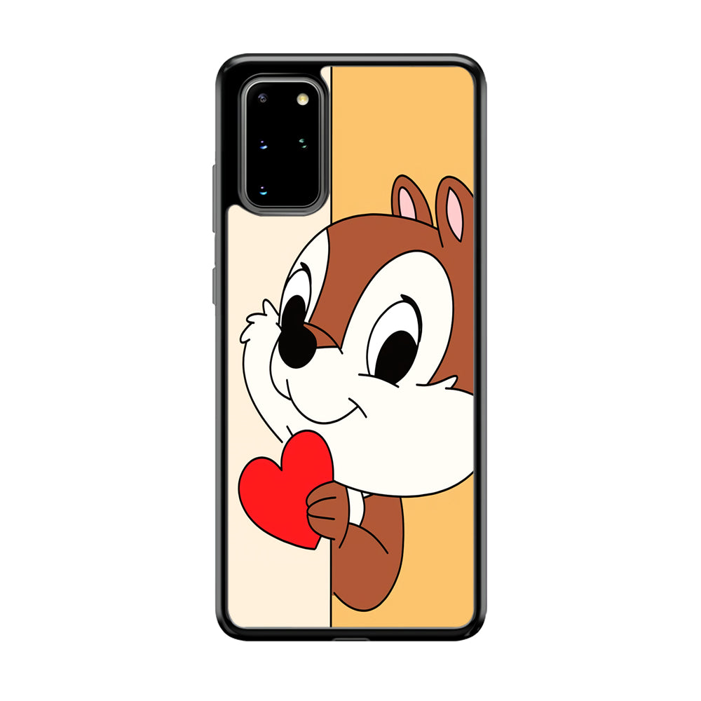 Chip Character Give Love Chip And Dale Samsung Galaxy S20 Plus Case