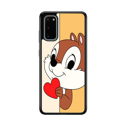 Chip Character Give Love Chip And Dale Samsung Galaxy S20 Case