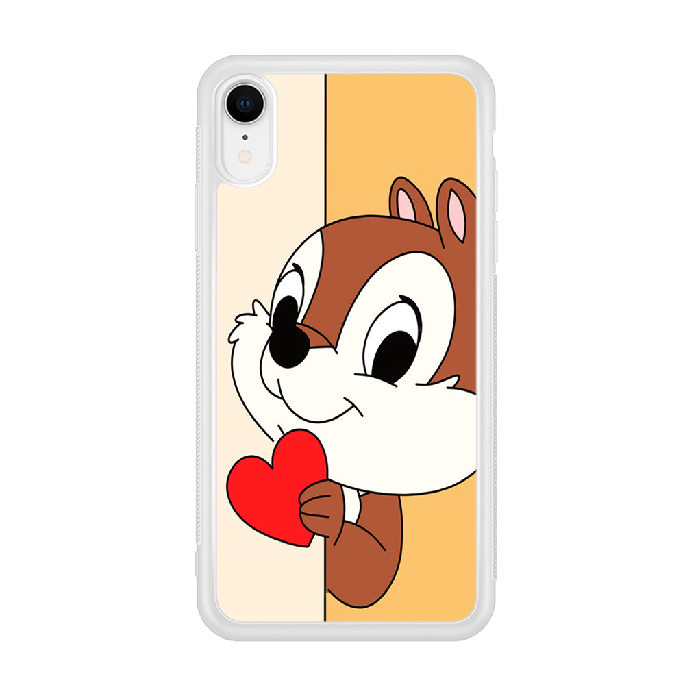 Chip Character Give Love Chip And Dale iPhone XR Case