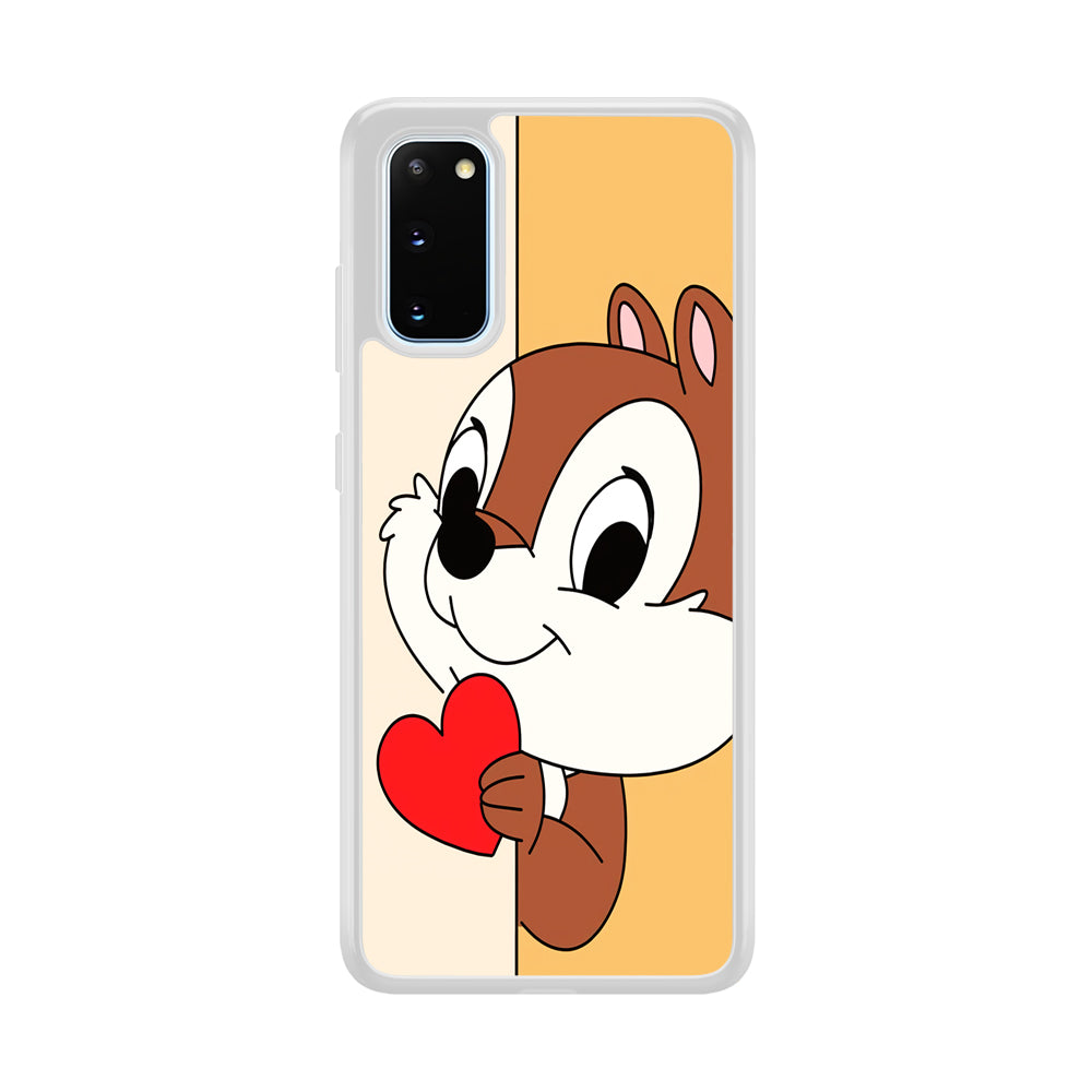 Chip Character Give Love Chip And Dale Samsung Galaxy S20 Case
