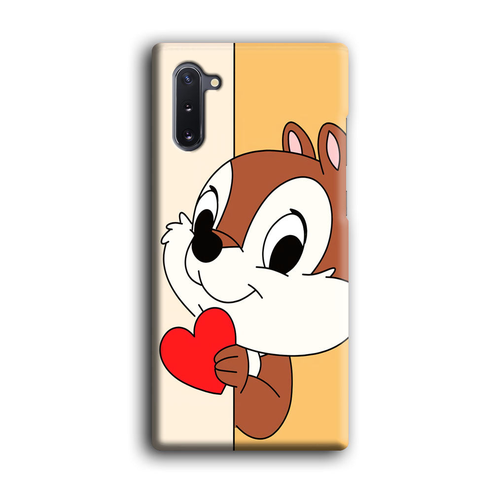 Chip Character Give Love Chip And Dale Samsung Galaxy Note 10 Case
