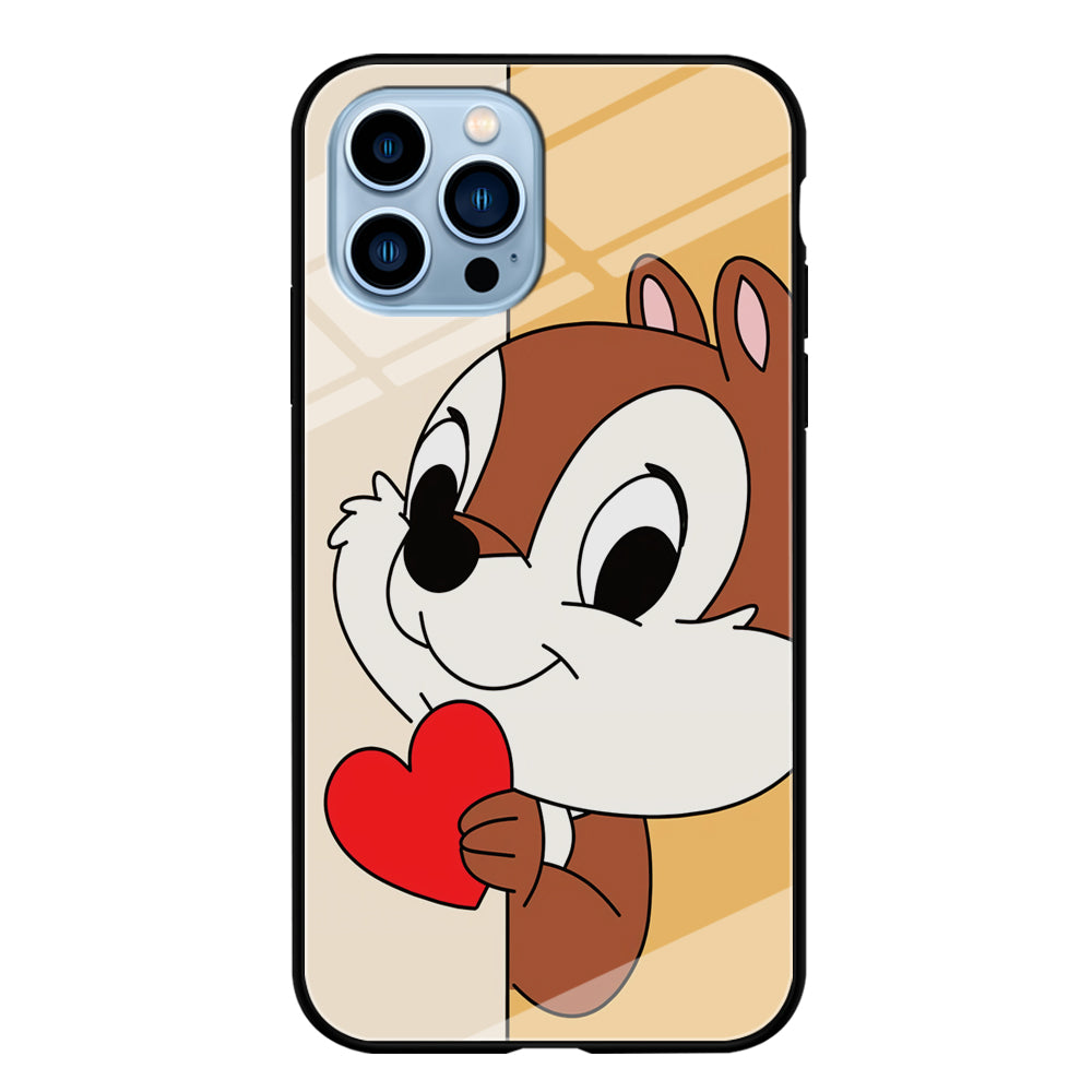 Chip Character Give Love Chip And Dale iPhone 14 Pro Case